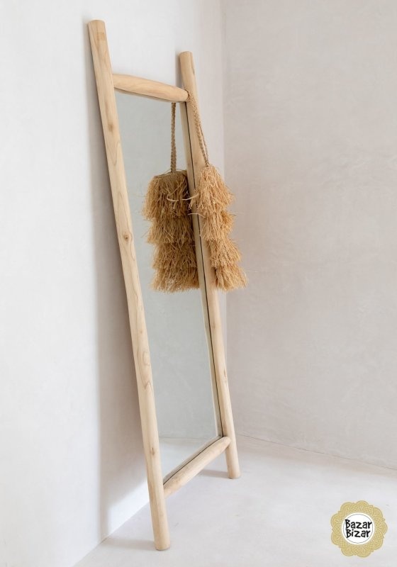 Bazar Bizar Island Kleedkamer Spiegel - Hout - L170xB57 cm