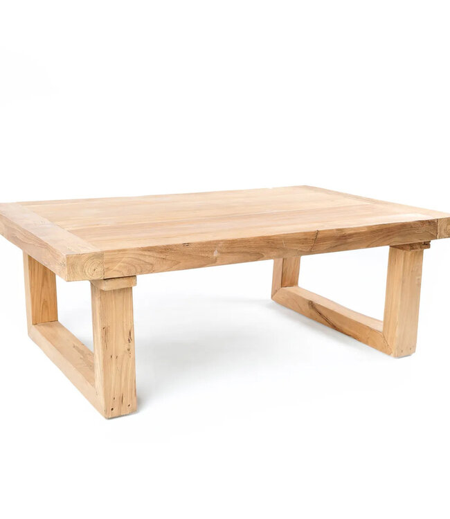Bazar Bizar De gerecyclede teak salontafel - Natuurlijk