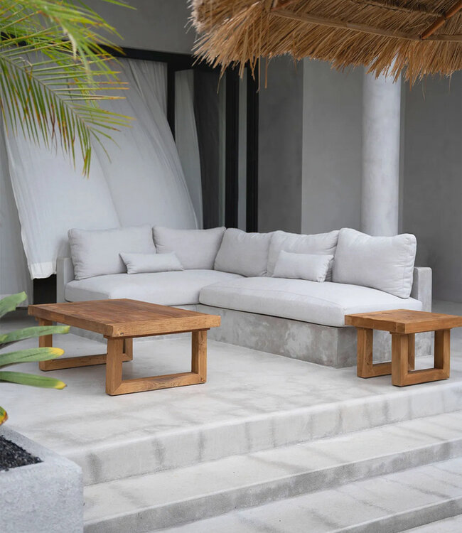 Bazar Bizar De gerecyclede teak salontafel - Natuurlijk