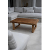 De gerecyclede teak salontafel - Natuurlijk