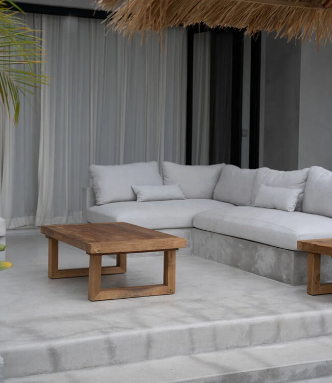 Bazar Bizar De gerecyclede teak salontafel - Natuurlijk