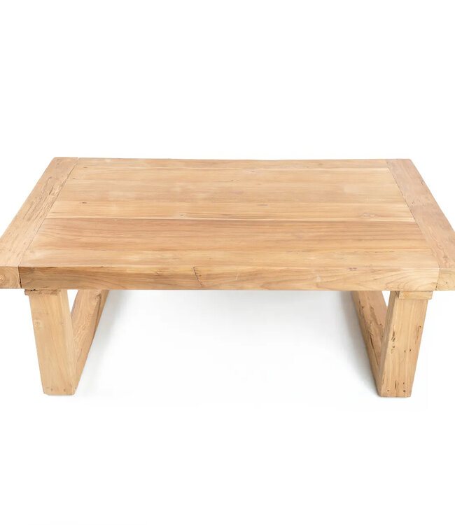 Bazar Bizar De gerecyclede teak salontafel - Natuurlijk