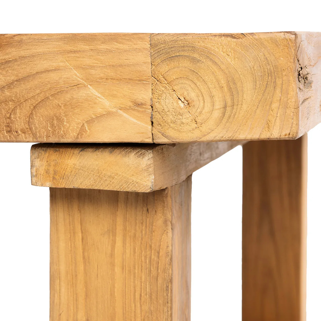 Bazar Bizar De gerecyclede teak salontafel - Natuurlijk