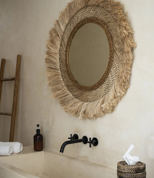 Bazar Bizar De Capri Spiegel - Natuurlijk - L