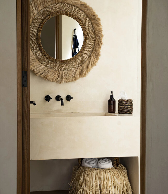 Bazar Bizar De Capri Spiegel - Natuurlijk - L