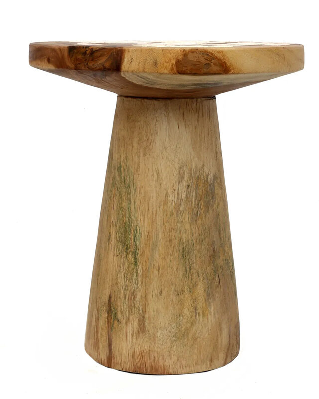 Bazar Bizar De Timber Conic Bijzettafel - Natuurlijk - 50