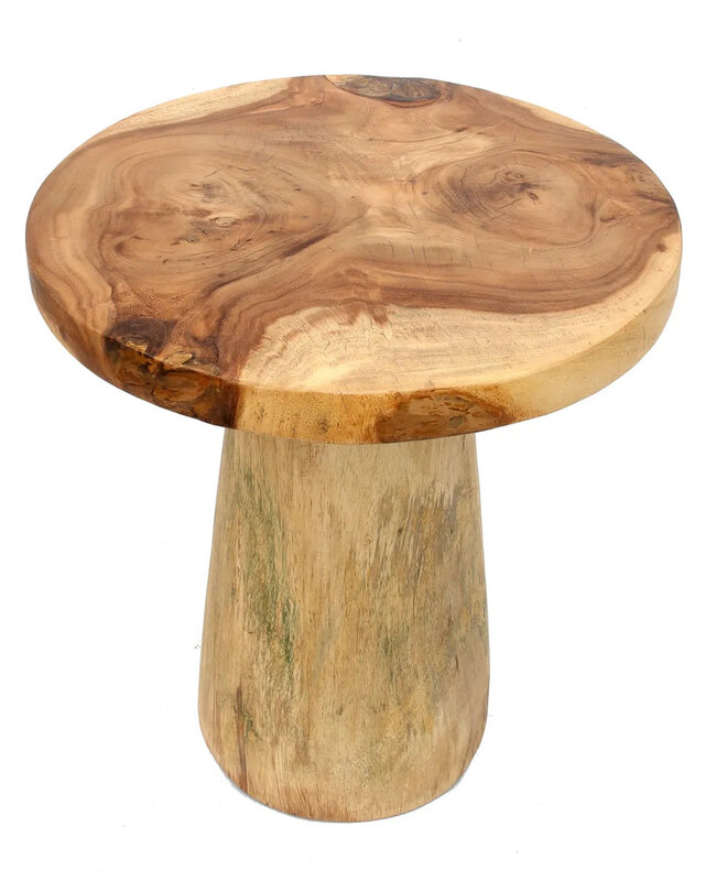 Bazar Bizar De Timber Conic Bijzettafel - Natuurlijk - 50