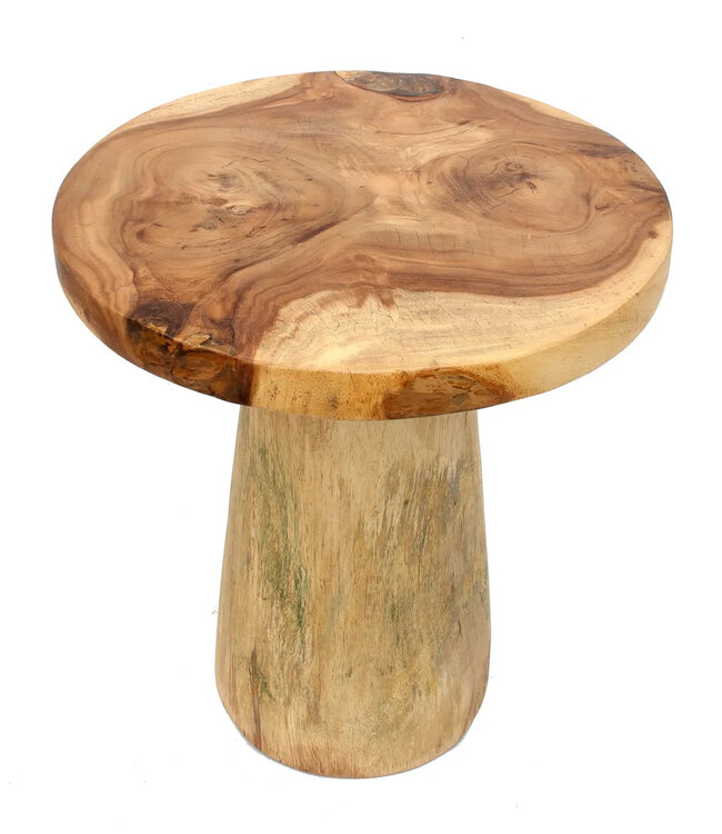Bazar Bizar De Timber Conic Bijzettafel - Natuurlijk - 50