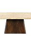 Livingfurn Tafel Valentino Mangohout 75x75x32 cm