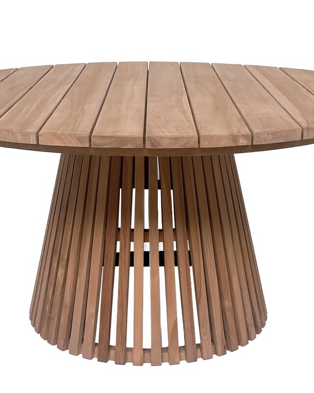 Rene Houtman Tuintafel Cindo | Rond | Teakhout | 120cm
