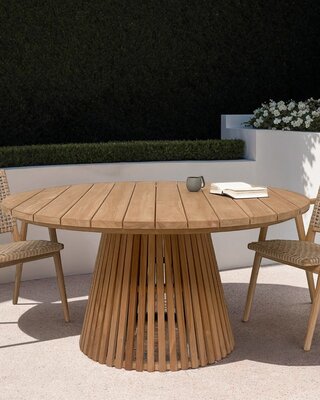 Rene Houtman Tuintafel Cindo | Rond | Teakhout | 120cm