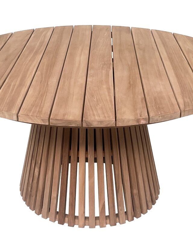 Rene Houtman Tuintafel Cindo | Rond | Teakhout | 120cm