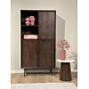 Kast Ravenstein Bruin Mangohout 170x90x40cm