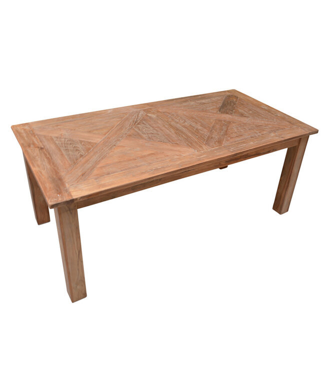 Livingfurn Eetkamertafel DK Berlian Teakhout 200x100x78 cm