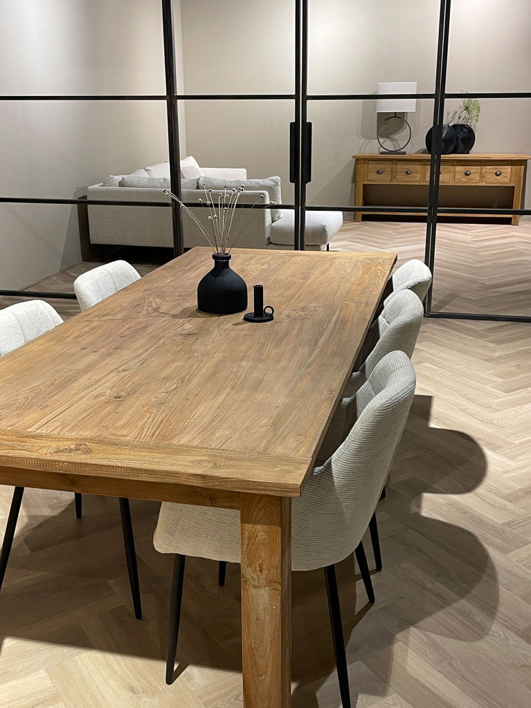 Livingfurn Tafel DK Koplat Teakhout 240x100x78 cm