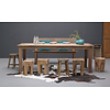 Tafel DK Koplat Teakhout 240x100x78 cm