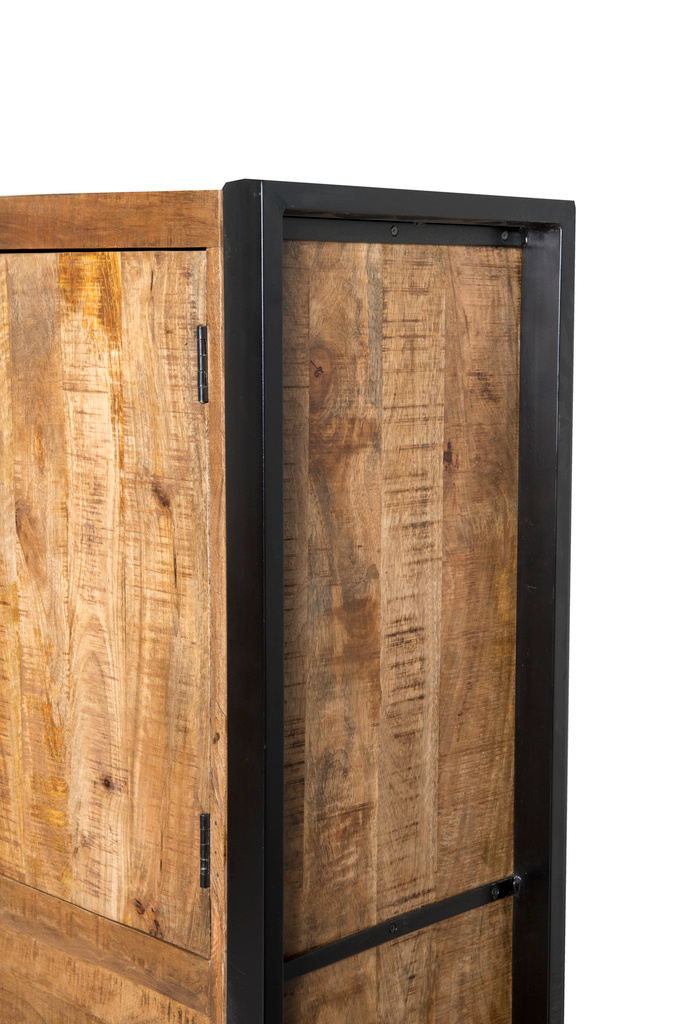 Livingfurn Kast Nairobi Mangohout Bruin 150x100x43 cm