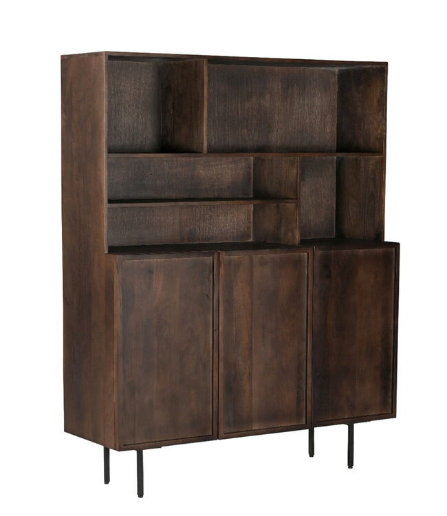 Livingfurn Kast Elan Bruin 170x135x45 cm