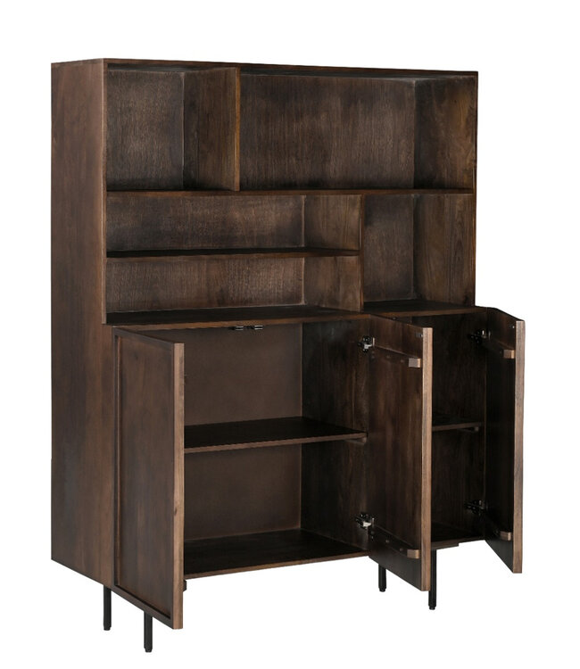 Livingfurn Kast Elan Bruin 170x135x45 cm