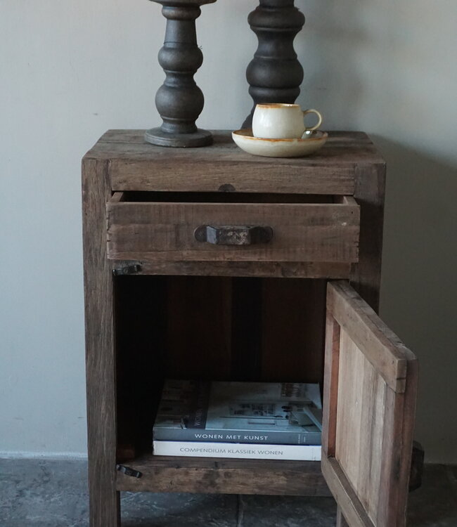 Rene Houtman Bassano Nachtkastje - 1 deur & 1 lade