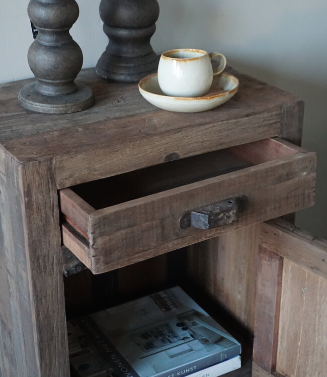 Rene Houtman Bassano Nachtkastje - 1 deur & 1 lade