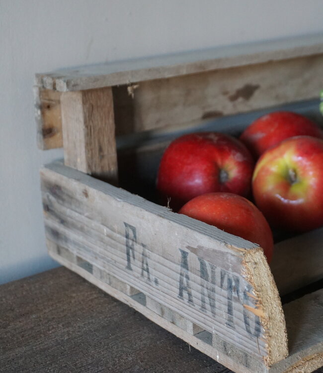 Rene Houtman Oud Houten Fruitkist | H15 x B45 x D26 cm