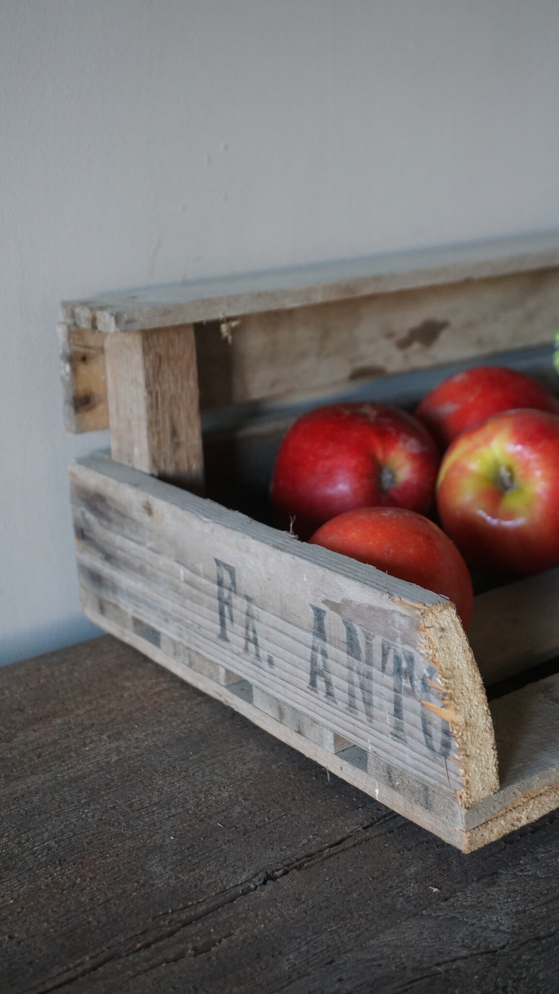 Rene Houtman Oud Houten Fruitkist | H15 x B45 x D26 cm