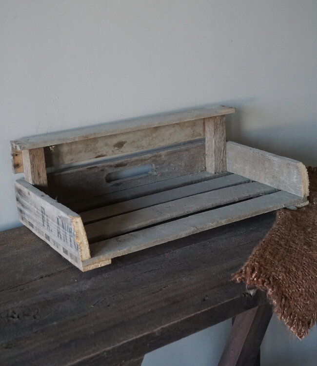 Rene Houtman Oud Houten Fruitkist | H15 x B45 x D26 cm