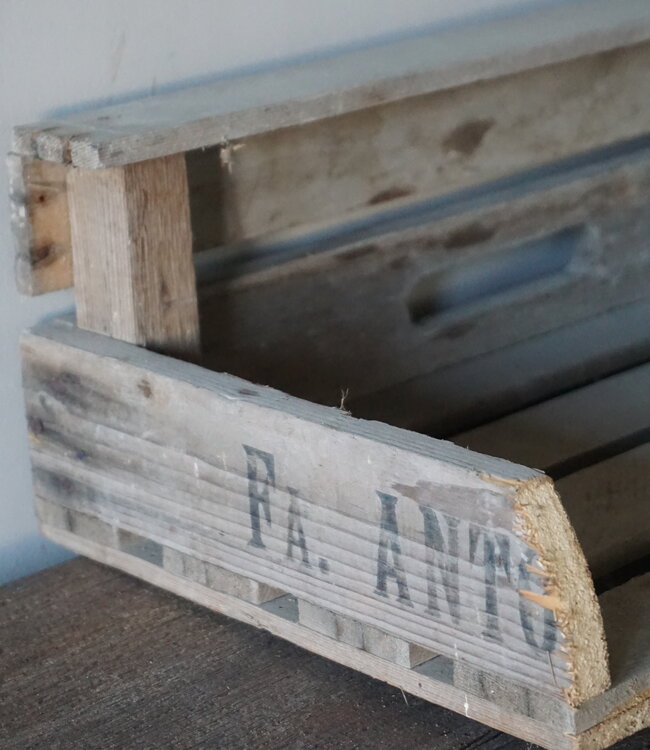 Rene Houtman Oud Houten Fruitkist | H15 x B45 x D26 cm