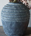 Rene Houtman Stenen Vaas Menty | Grijs | H29 x D28 cm