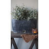 Plantenbak Basalt | Ovaal | H28 x B46 x D12 cm