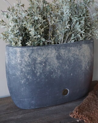 Brynxz Plantenbak Grande | Ancient Clay | Ovaal | H28 x B46 x D12 cm