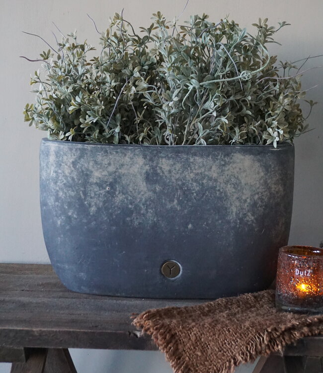 Brynxz Plantenbak Grande | Ancient Clay | Ovaal | H28 x B46 x D12 cm