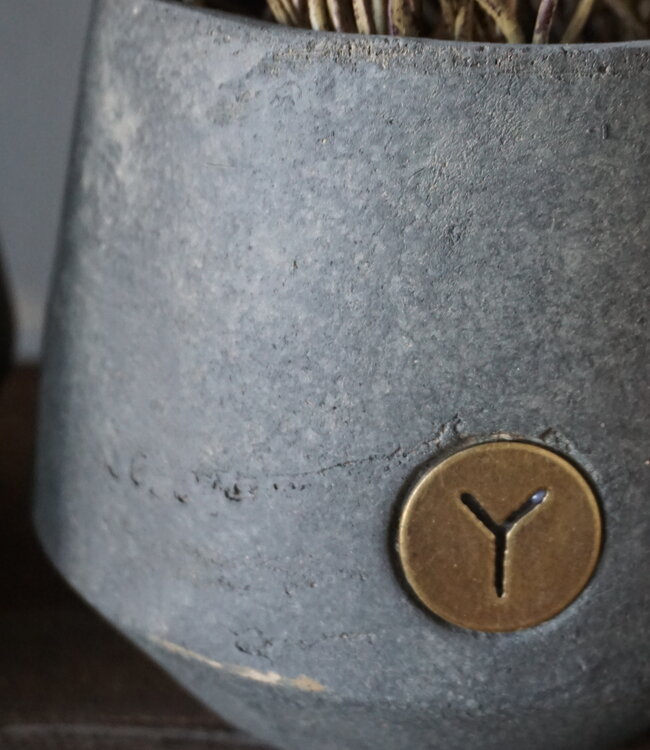 Brynxz Plantenbakken | Set Van 2 | Majestic Vintage | H20 x D16-26 cm