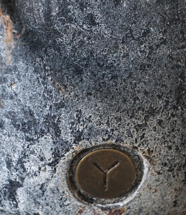 Brynxz Plantenbak Basalt | Met Touw | H27 x D22 cm