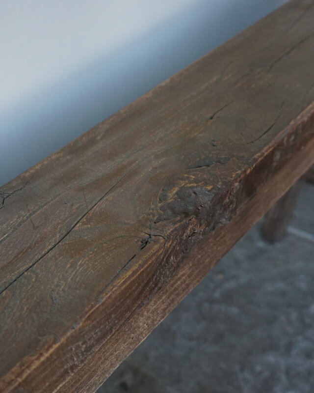 Rene Houtman Chinees Bankje | Oud Hout | H55 x B109 x D14 cm