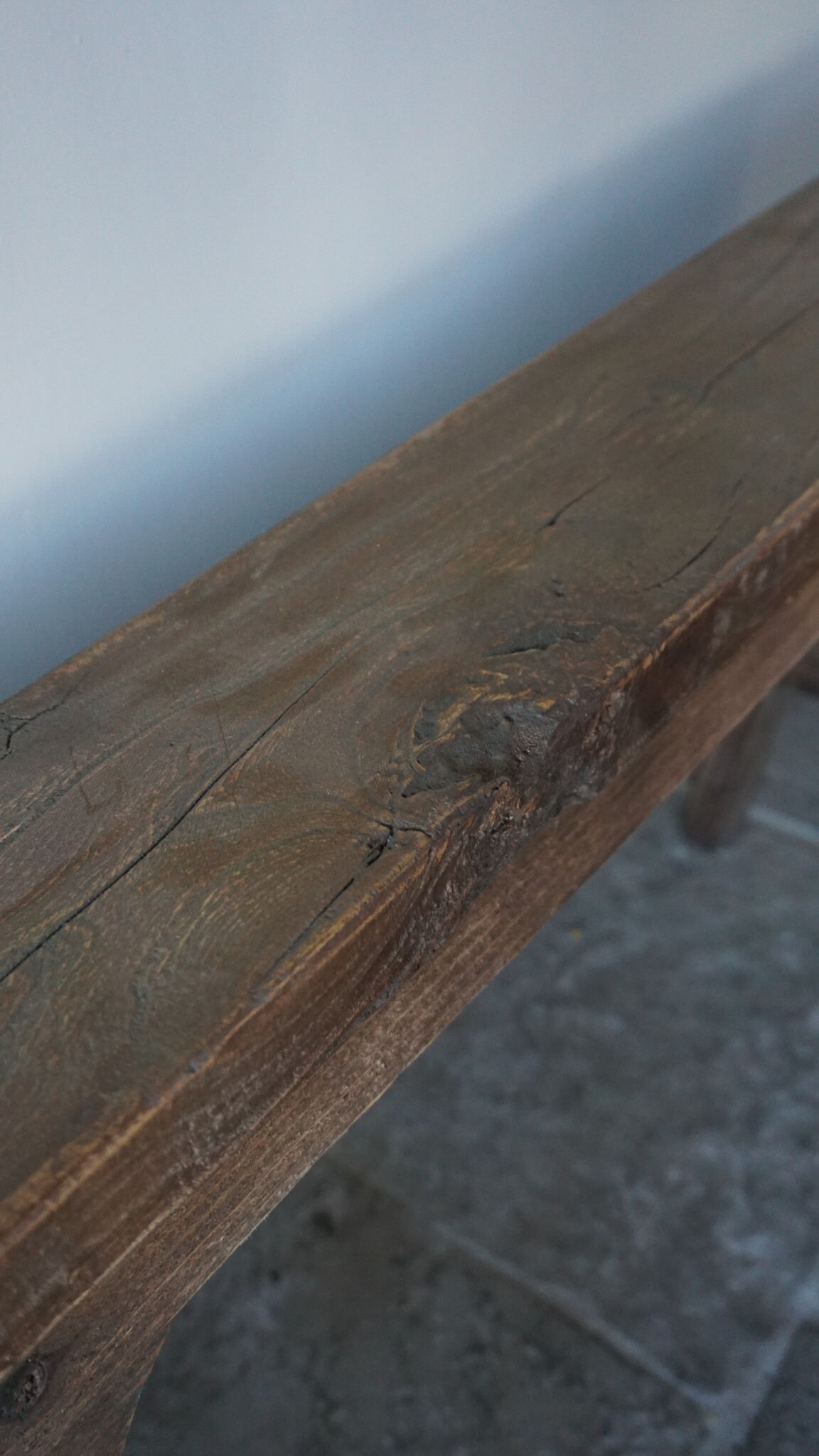 Rene Houtman Chinees Bankje | Oud Hout | H55 x B109 x D14 cm