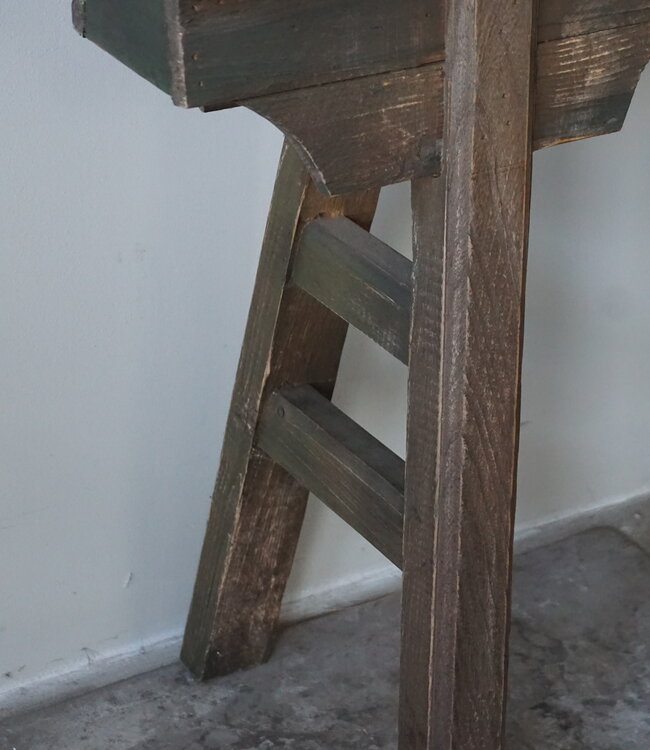 Rene Houtman Chinees Bankje | Oud Hout | H55 x B110 x D15 cm