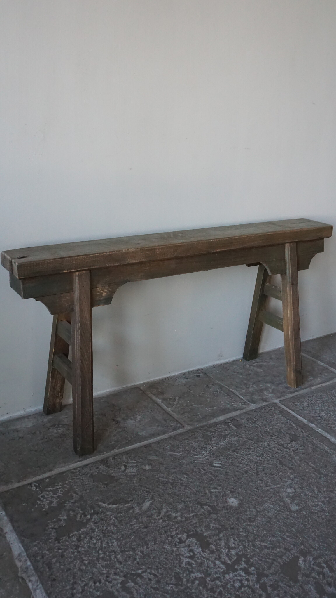 Rene Houtman Chinees Bankje | Oud Hout | H55 x B110 x D15 cm