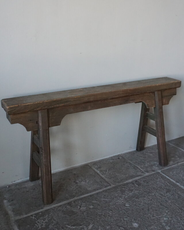 Rene Houtman Chinees Bankje | Oud Hout | H55 x B111 x D15 cm