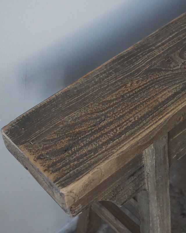 Rene Houtman Chinees Bankje | Oud Hout | H56 x B111 x D15 cm
