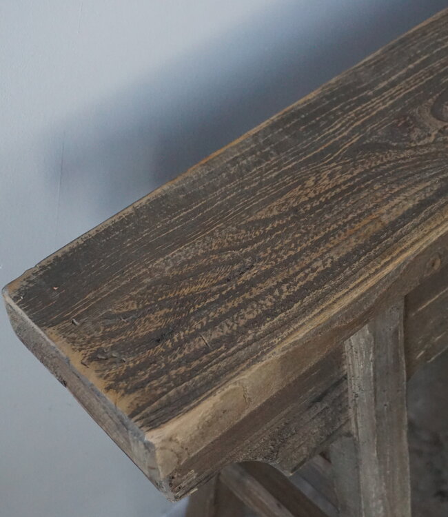 Rene Houtman Chinees Bankje | Oud Hout | H56 x B111 x D15 cm