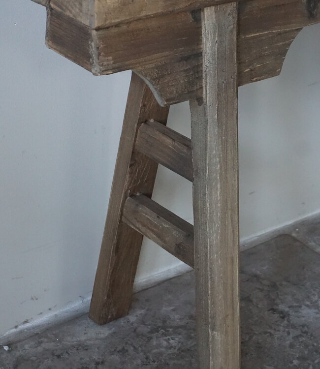 Rene Houtman Chinees Bankje | Oud Hout | H56 x B111 x D15 cm