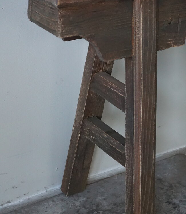 Rene Houtman Chinees Bankje | Oud Hout | H56 x B111 x D16 cm