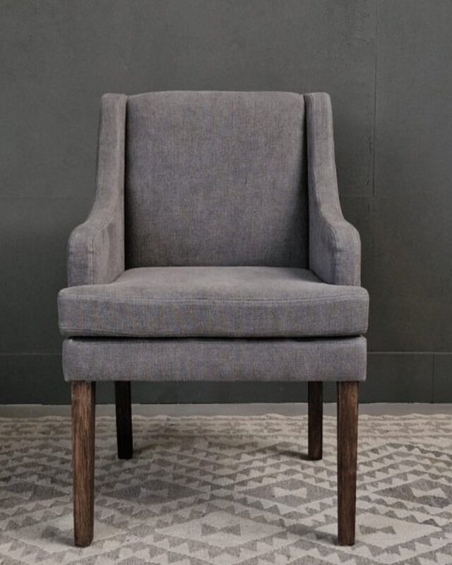 Luksa Home Collection Stoel Renske | Espresso | Linnen | H88xB59xD68 cm