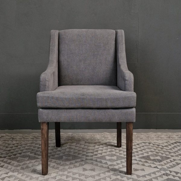 Luksa Home Collection Stoel Renske | Espresso | Linnen | H88xB59xD68 cm