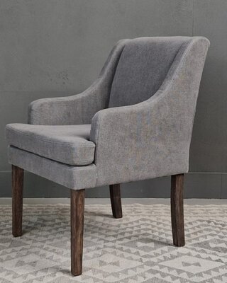 Luksa Home Collection Stoel Renske | Espresso | Linnen | H88xB59xD68 cm