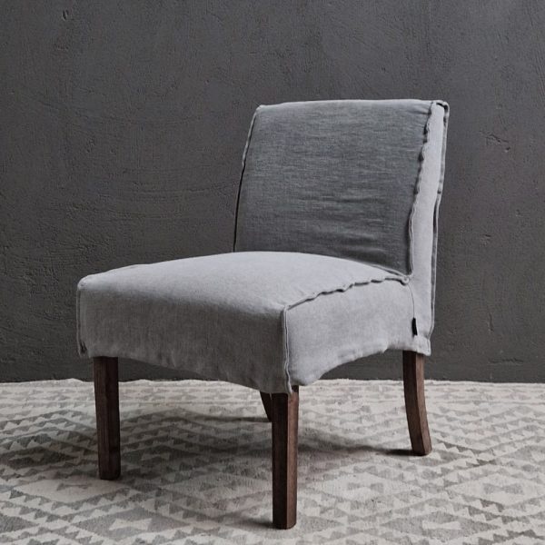 Luksa Home Collection Eetkamerstoel Nine | Taupe | Linnen | H86xB60xD67 cm