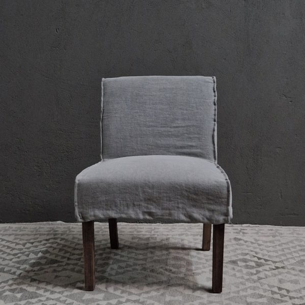 Luksa Home Collection Eetkamerstoel Nine | Taupe | Linnen | H86xB60xD67 cm