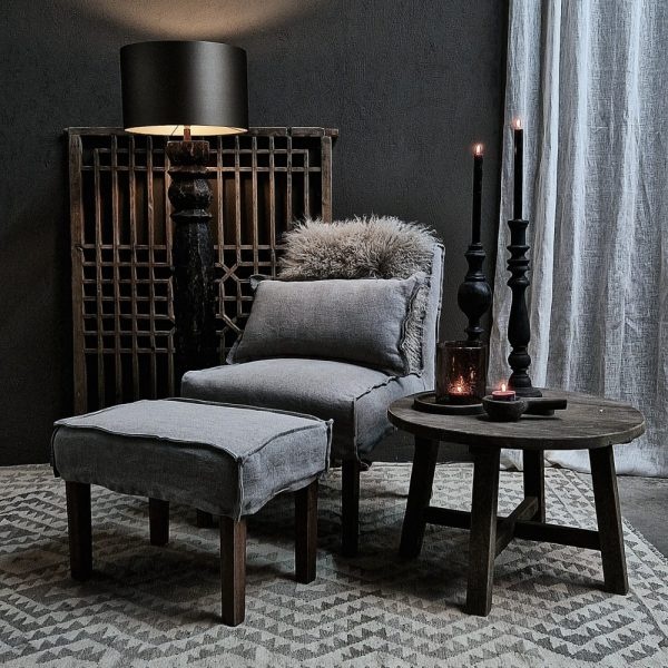 Luksa Home Collection Eetkamerstoel Nine | Taupe | Linnen | H86xB60xD67 cm